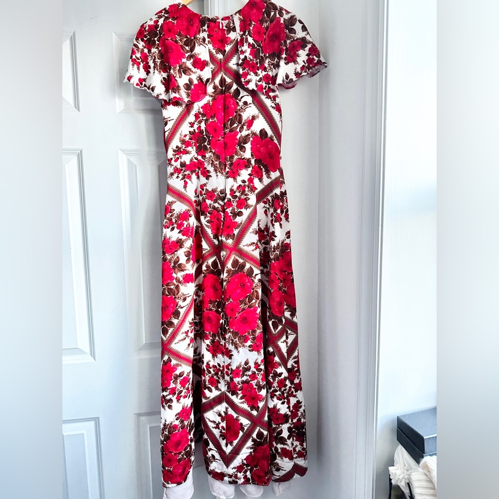 Hill House Davina Dress in Red Diamond Rose - Picture 4 of 9